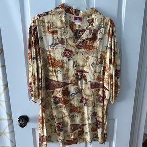 Vintage San Francisco 49ers NFL Hawaiian Shirt